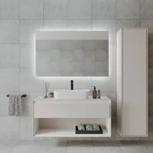 Bespoke Rectangle LED Mirror R-Series - 8 Colour Frame options 2 size available 900 x 600 Frameless No No by Luxe Mirrors, a Illuminated Mirrors for sale on Style Sourcebook