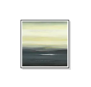Black Framed Land of Serenity Wall Art Canvas 7 sizes available 40cm x 40cm by Luxe Mirrors, a Artwork & Wall Decor for sale on Style Sourcebook
