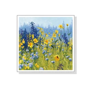 Joyful In July Wall Art Canvas 7 sizes available 40cm x 40cm by Luxe Mirrors, a Artwork & Wall Decor for sale on Style Sourcebook