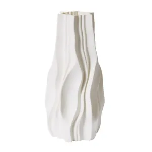 Adria Vase Porcelain White - 46cm by James Lane, a Vases & Jars for sale on Style Sourcebook