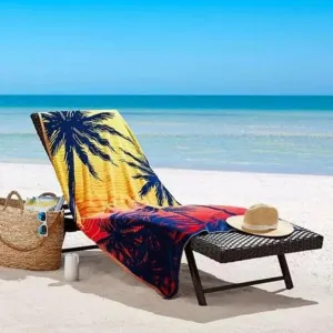 Renee Taylor Jacquard Velour Sunset Palm Beach Towel 2 Pack by null, a Outdoor Accessories for sale on Style Sourcebook