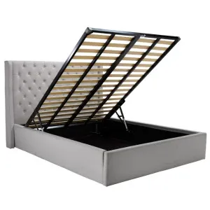 Chatsworth Lift Storage Bed Solana Silver by James Lane, a Beds & Bed Frames for sale on Style Sourcebook