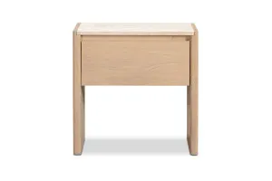 Hallie Bedside Table, Travertine, by Lounge Lovers by Lounge Lovers, a Bedside Tables for sale on Style Sourcebook