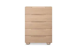 Arlo Tallboy Chest Of Drawers, Oak, by Lounge Lovers by Lounge Lovers, a Dressers & Chests of Drawers for sale on Style Sourcebook