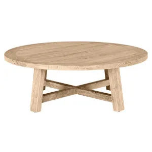 Shore Reclaimed Elm Round Coffee Table by James Lane, a Coffee Table for sale on Style Sourcebook