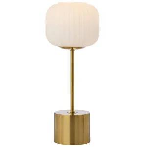 Telbix Liam Touch Table Lamp Antique Gold by Telbix, a Table & Bedside Lamps for sale on Style Sourcebook