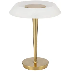 Telbix Teatro 7W LED Table Lamp Antique Gold by Telbix, a Table & Bedside Lamps for sale on Style Sourcebook