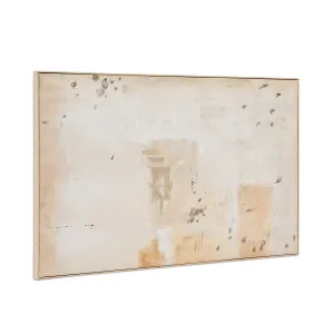 Silpa abstract painting dark beige 200 x 120 cm by Kave Home, a Painted Canvases for sale on Style Sourcebook