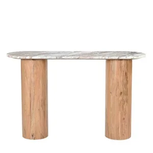 Adara Toronto Marble & Acacia Wood Console Table by James Lane, a Console Table for sale on Style Sourcebook