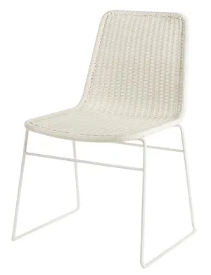 Olivia Dining Chair - White - White by GlobeWest, a Chairs for sale on Style Sourcebook