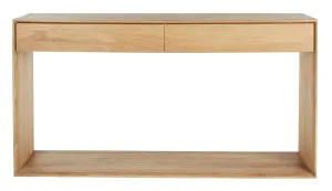 Ethnicraft Nordic 2 Drawer Consoles - Oak by Ethnicraft, a Console Table for sale on Style Sourcebook