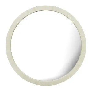 Taj Round Bone Mirror - Natural Bone by GlobeWest, a Mirrors for sale on Style Sourcebook