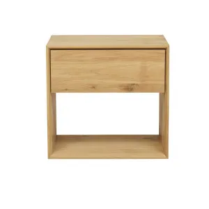 Ethnicraft Nordic Tall Bedside - Oak by Ethnicraft, a Bedside Tables for sale on Style Sourcebook