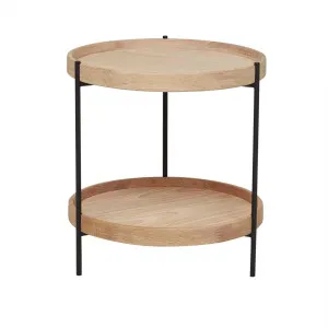 Sketch Humla Side Table - Light Oak - Black by Sketch, a Side Table for sale on Style Sourcebook