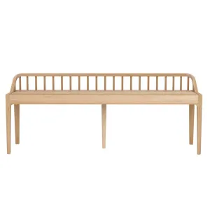 Ethnicraft Spindle Bench Seat - Oak by Ethnicraft, a Benches for sale on Style Sourcebook