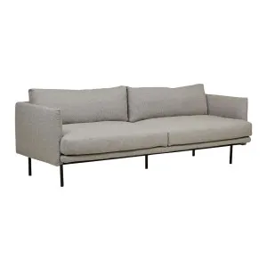 Vittoria Sleek 3 Seater Sofa - Grey by GlobeWest, a Sofas for sale on Style Sourcebook