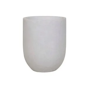 Cancun Round Planters - White Speckle by GlobeWest, a Plant Holders for sale on Style Sourcebook