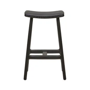 Sketch Odd Upholstered Barstool - Black - Black Onyx by Sketch, a Bar Stools for sale on Style Sourcebook