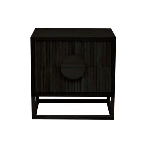 Benjamin Ripple Bedside - Matt Black by GlobeWest, a Bedside Tables for sale on Style Sourcebook