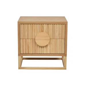 Benjamin Ripple Bedside - Natural Ash by GlobeWest, a Bedside Tables for sale on Style Sourcebook