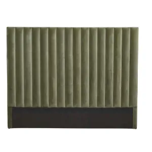 Kennedy Tufted Bedheads - Olive Green Velvet by GlobeWest, a Bed Heads for sale on Style Sourcebook