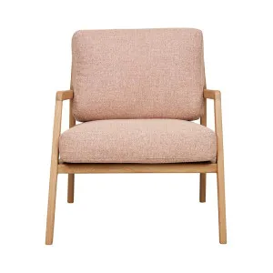 Sketch Nysse Occasional Chair - Woven Red Clay - Light Oak by Sketch, a Chairs for sale on Style Sourcebook