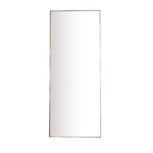 Elle Floor Mirror - Brushed Gold by GlobeWest, a Mirrors for sale on Style Sourcebook