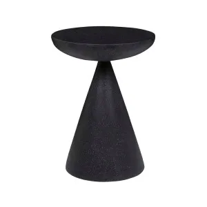 Livorno Luna Side Table - Black Speckle by GlobeWest, a Tables for sale on Style Sourcebook