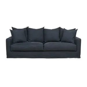 Sketch Sloopy 3 Seater Left Arm Sofa - Ink Linen by Sketch, a Sofas for sale on Style Sourcebook