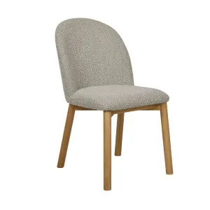 Cohen Dining Chair - Taupe Boucle - Natural Ash by GlobeWest, a Chairs for sale on Style Sourcebook