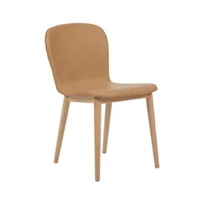 Sketch Puddle Upholstered Dining Chairs - Camel Leather by Sketch, a Chairs for sale on Style Sourcebook