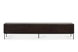 Ethnicraft Grooves Entertainment Unit - Dark Tainted Teak by Ethnicraft, a Entertainment Units & TV Stands for sale on Style Sourcebook