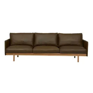 Tolv Pensive 3 Seater Sofa - Heritage Hunter Green - Light Oak by Tolv, a Sofas for sale on Style Sourcebook