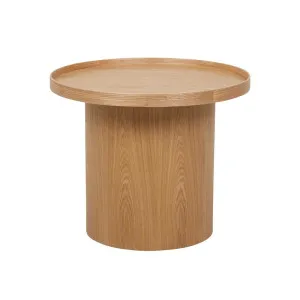 Classique Pedestal Side Table - Natural Ash by GlobeWest, a Side Table for sale on Style Sourcebook