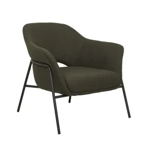 Vittoria Metal Leg Occasional Chair - Fern by GlobeWest, a Chairs for sale on Style Sourcebook