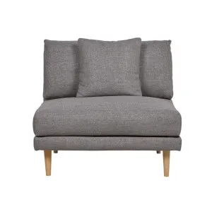 Vittoria Mia 1 Seater Centre - Carbon Grey by GlobeWest, a Sofas for sale on Style Sourcebook