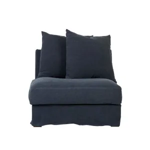 Sketch Sloopy 3 Seater Left Arm Sofa - Ink Linen by Sketch, a Sofas for sale on Style Sourcebook