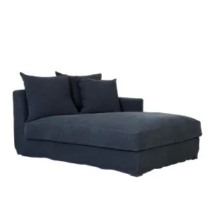 Sketch Sloopy 3 Seater Left Arm Sofa - Ink Linen by Sketch, a Sofas for sale on Style Sourcebook