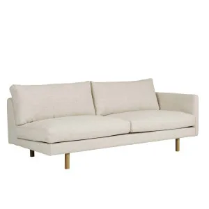 Sketch Base 2 Seater Left Arm Sofa - Oatmeal - Light Oak by Sketch, a Sofas for sale on Style Sourcebook