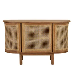 Willow Curve Small Buffet - Natural Teak by GlobeWest, a Sideboards, Buffets & Trolleys for sale on Style Sourcebook