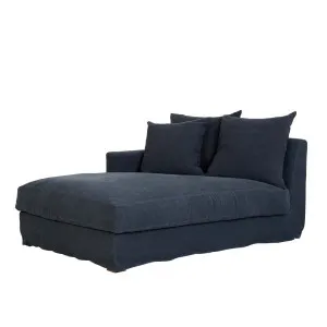 Sketch Sloopy 3 Seater Left Arm Sofa - Ink Linen by Sketch, a Sofas for sale on Style Sourcebook