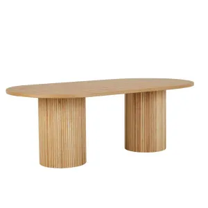 Benjamin Ripple Oval Dining Tables - Natural Ash by GlobeWest, a Dining Tables for sale on Style Sourcebook