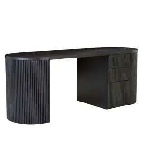 Benjamin Ripple Grand Desk - Matt Black by GlobeWest, a Desks for sale on Style Sourcebook