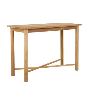 Cannes Rectangular Bar Table - Natural Teak by GlobeWest, a Dining Tables for sale on Style Sourcebook