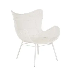 Mauritius Wing Occasional Chair - White - White by GlobeWest, a Outdoor Chairs for sale on Style Sourcebook