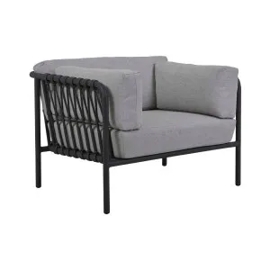 Mauritius Island Sofa Chair - Light Grey - Graphite by GlobeWest, a Outdoor Chairs for sale on Style Sourcebook