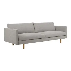 Sketch Base 3 Seater Sofa - Haze Grey - Light Oak by Sketch, a Sofas for sale on Style Sourcebook