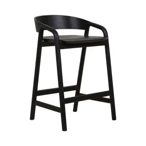 Tolv Inlay Barstool - Black Onyx by Sketch, a Bar Stools for sale on Style Sourcebook