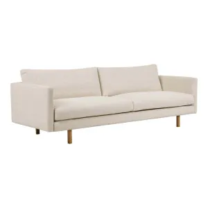 Sketch Base 3 Seater Sofa - Oatmeal - Light Oak by Sketch, a Sofas for sale on Style Sourcebook