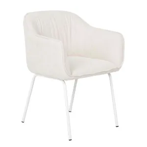 Flora Dining Arm Chair - Sandshell by GlobeWest, a Chairs for sale on Style Sourcebook